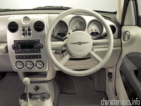 CHRYSLER Поколение
 PT Cruiser 2.4 i 16V (150 Hp) Технические характеристики
